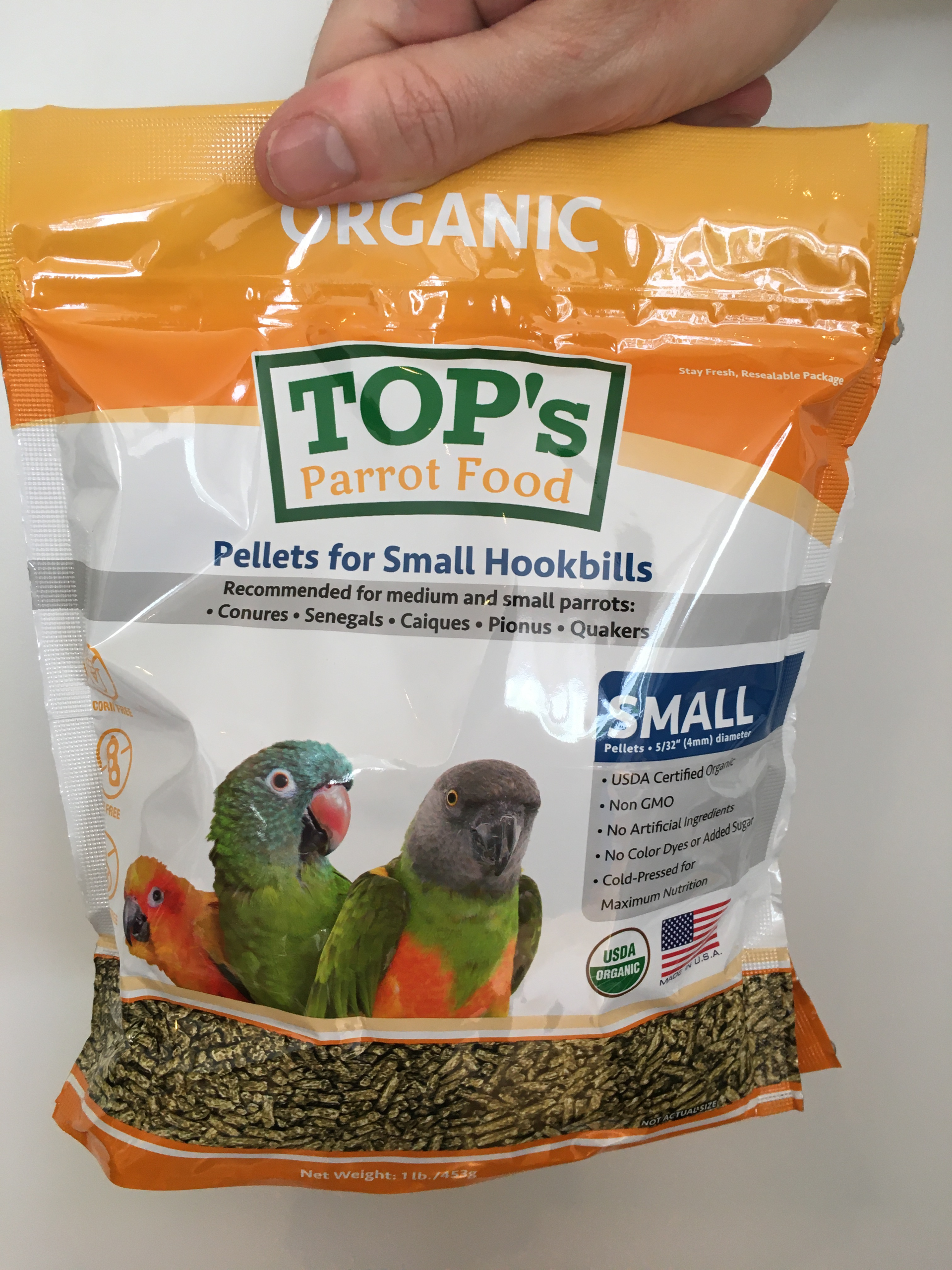 TOP's Parrot Food Small Pellets