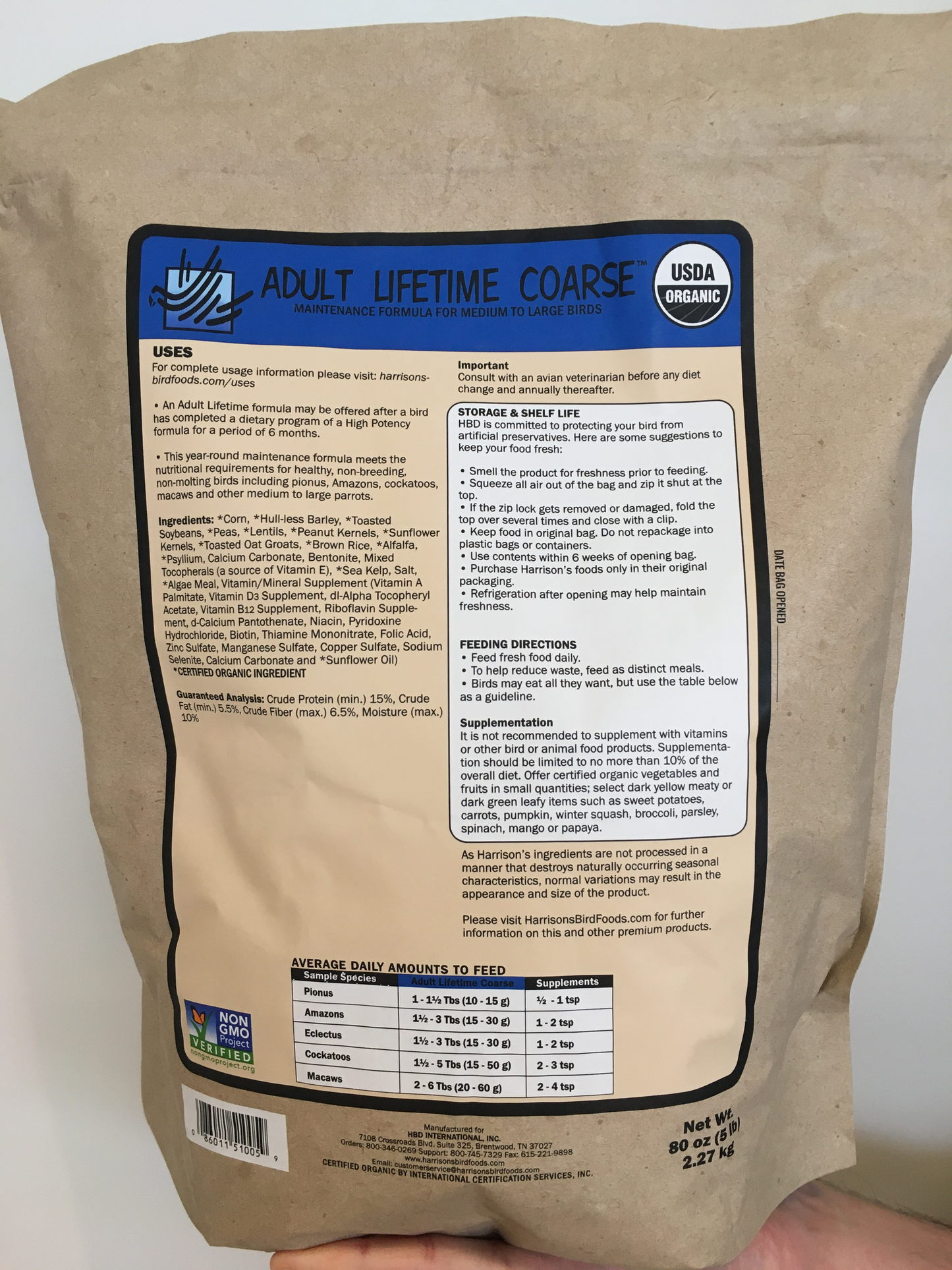 Harrison's Adult Lifetime Coarse Pellets