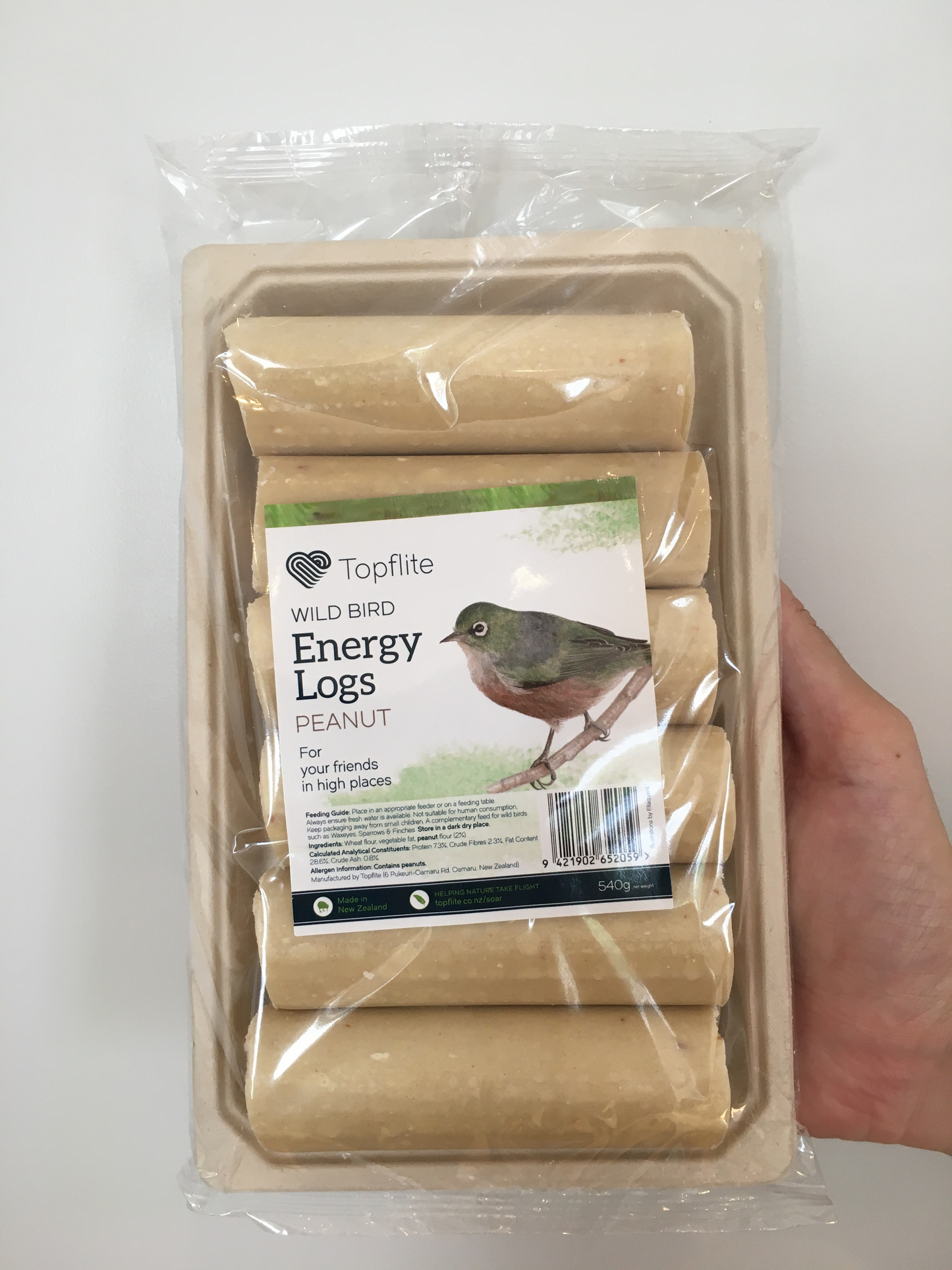 Wild Bird Energy Logs - Peanut