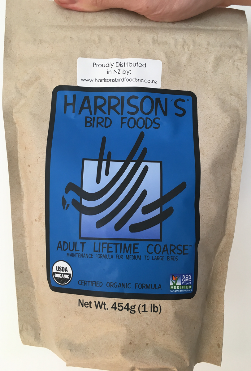 Harrisons Adult Lifetime Coarse Pellets Parrot Treats 0160