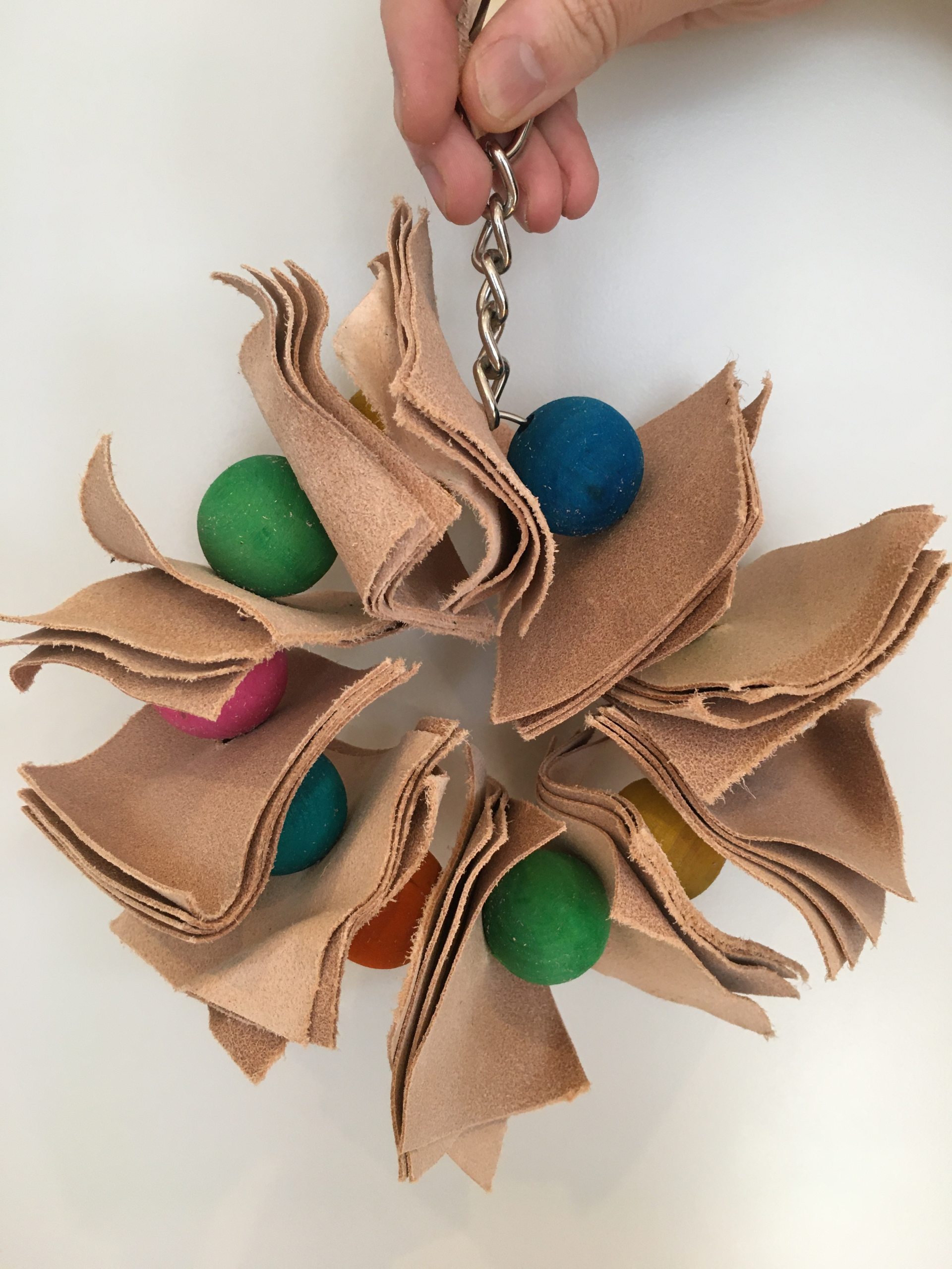 Leather Preening Ring