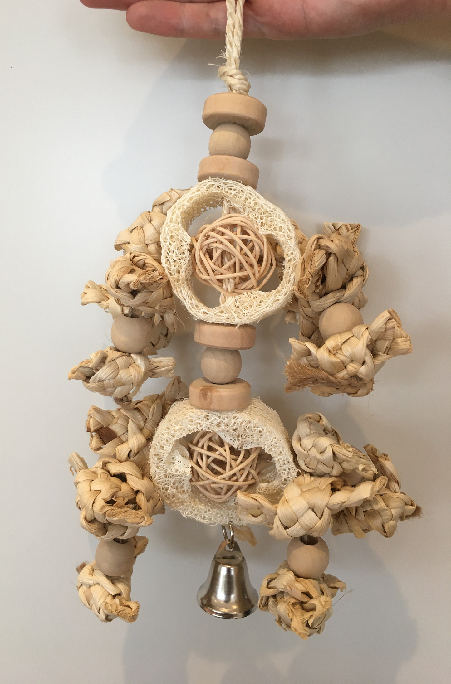 Luffa Wicker Ball Garland