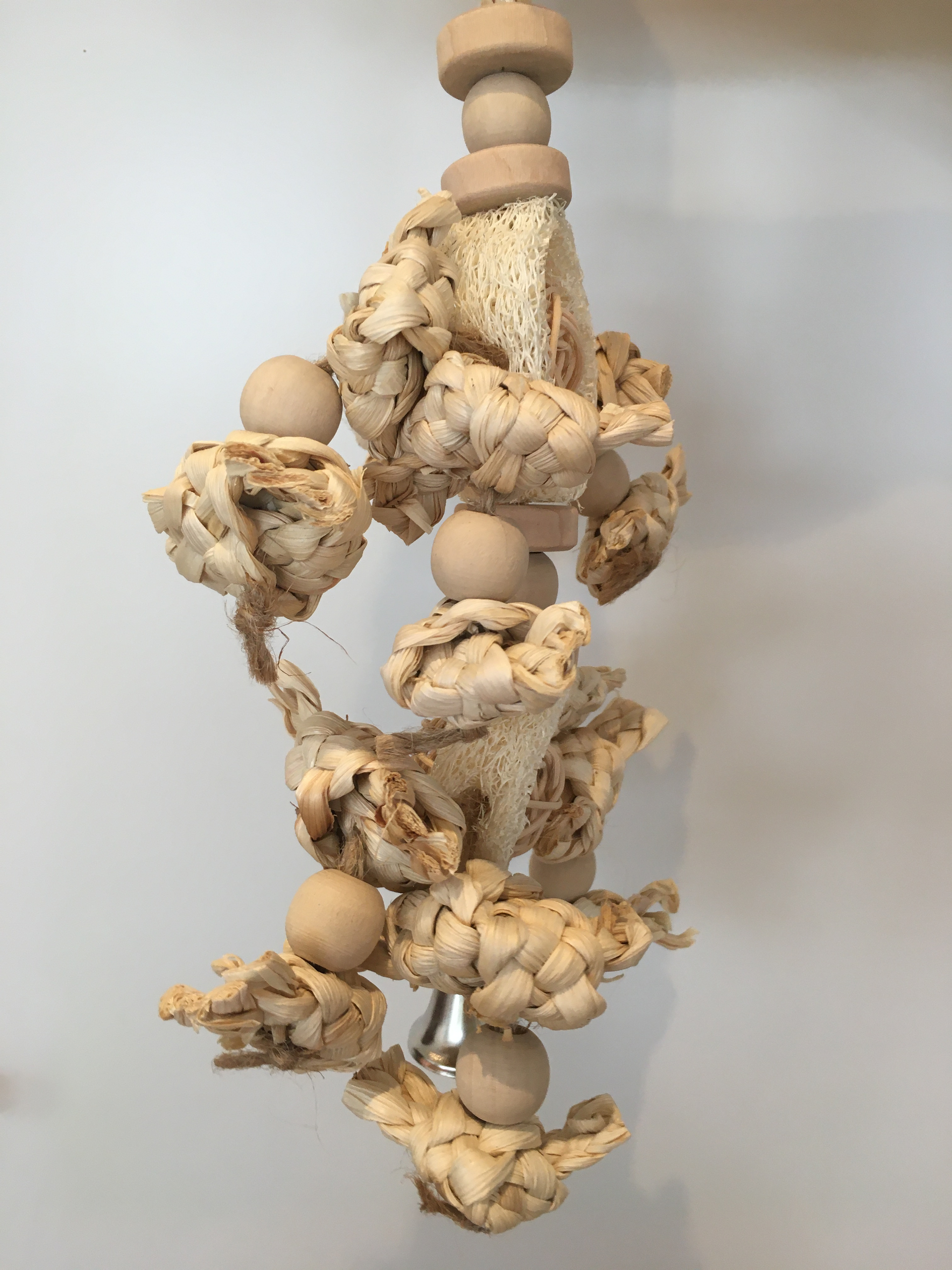 Luffa Wicker Ball Garland