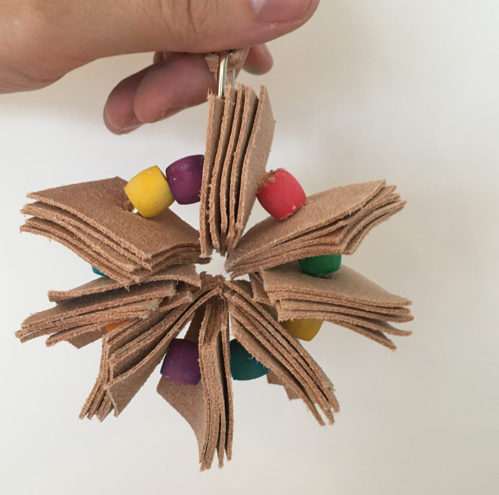 Leather Preening Ring
