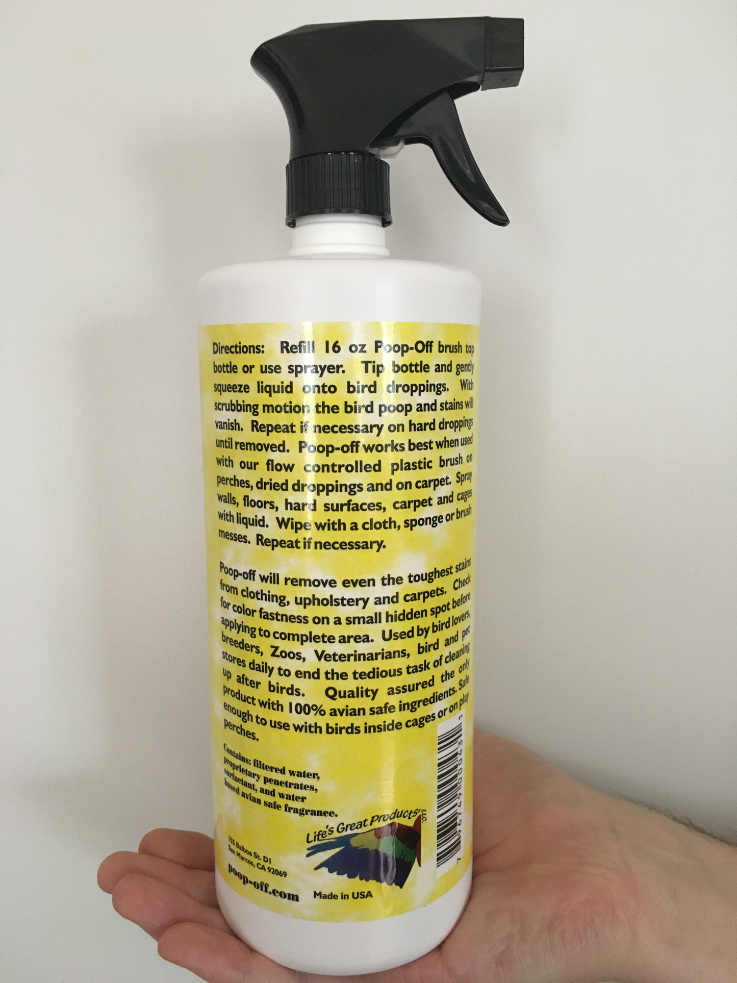 Poop-Off Bird Poop Remover