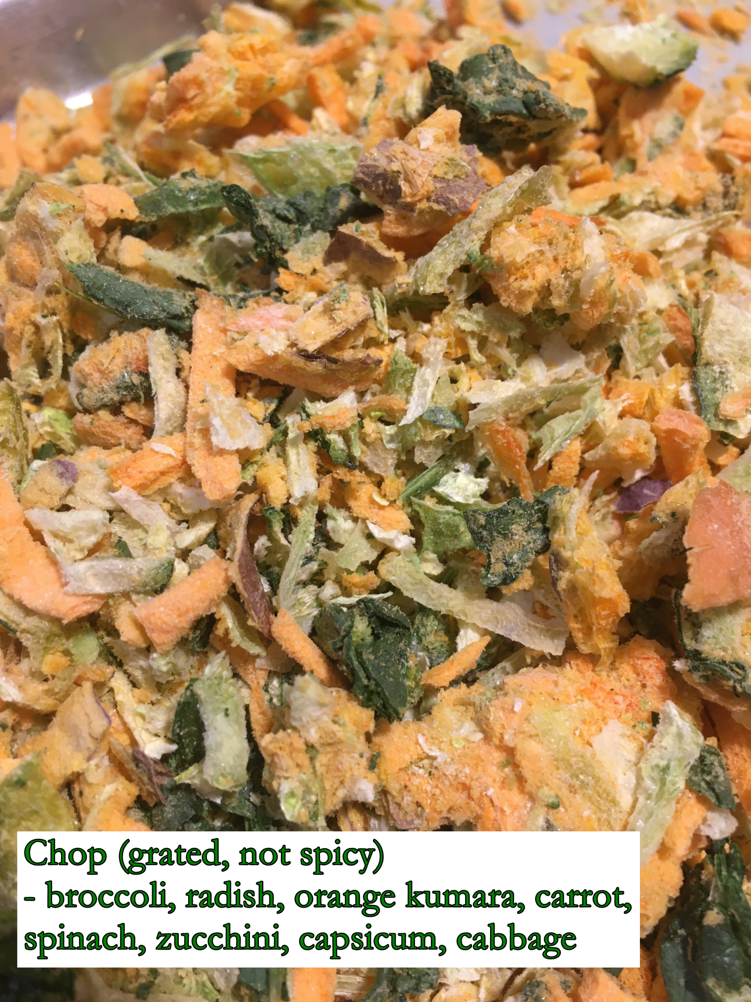 Freeze-dried foods