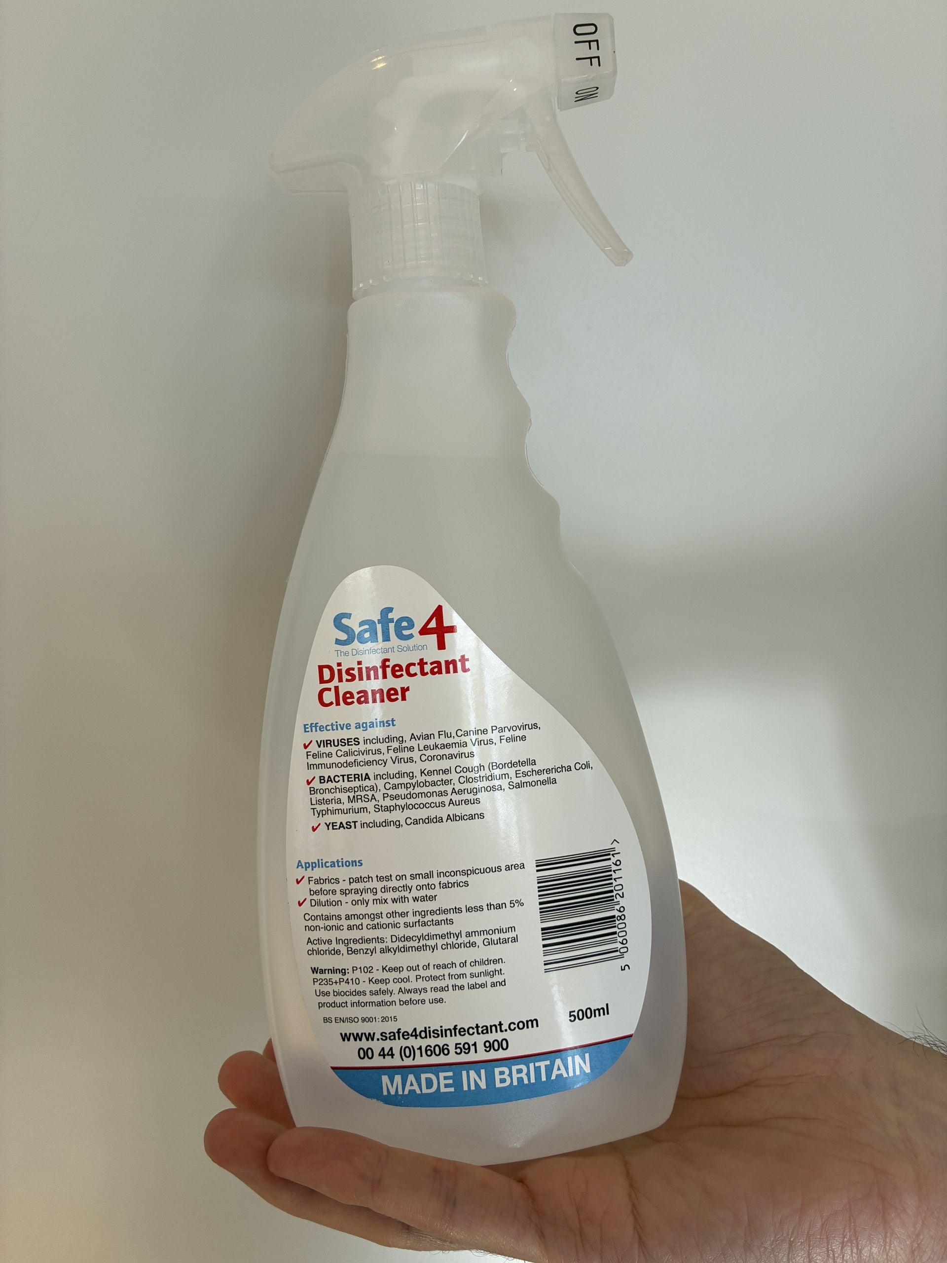 Safe4 Disinfectant Cleaner