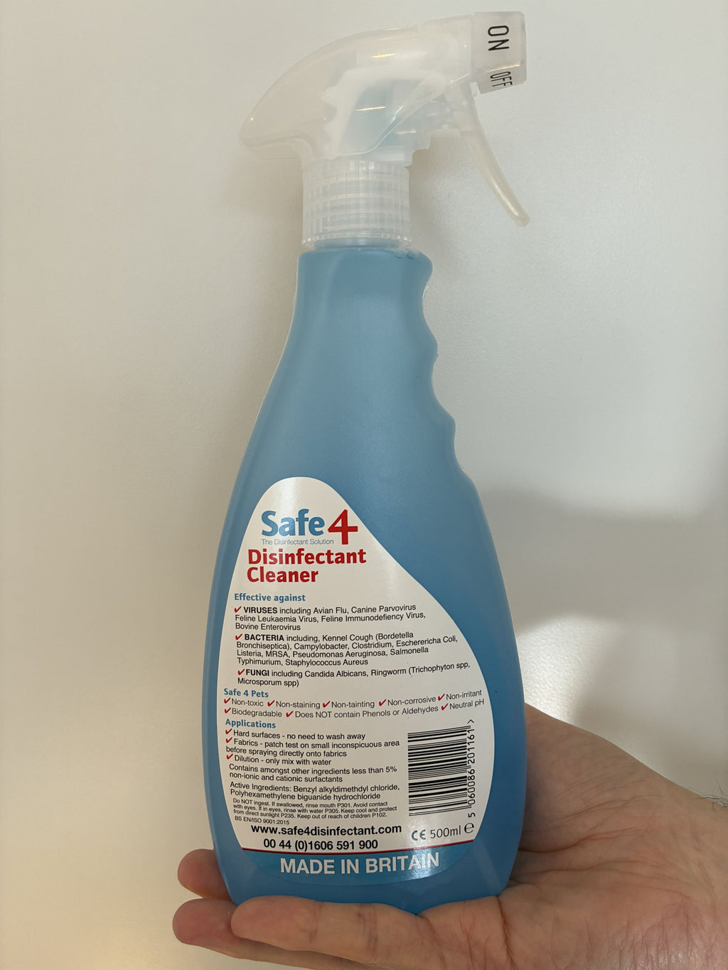 Safe4 Disinfectant Cleaner