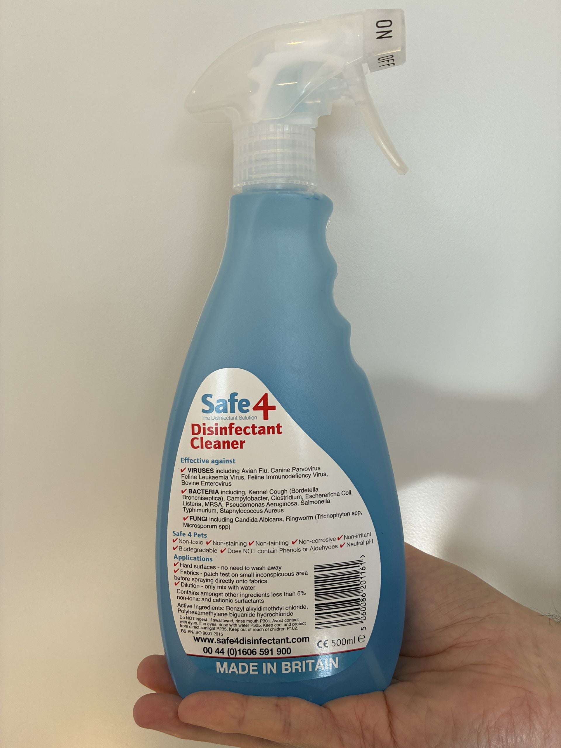 Safe4 Disinfectant Cleaner