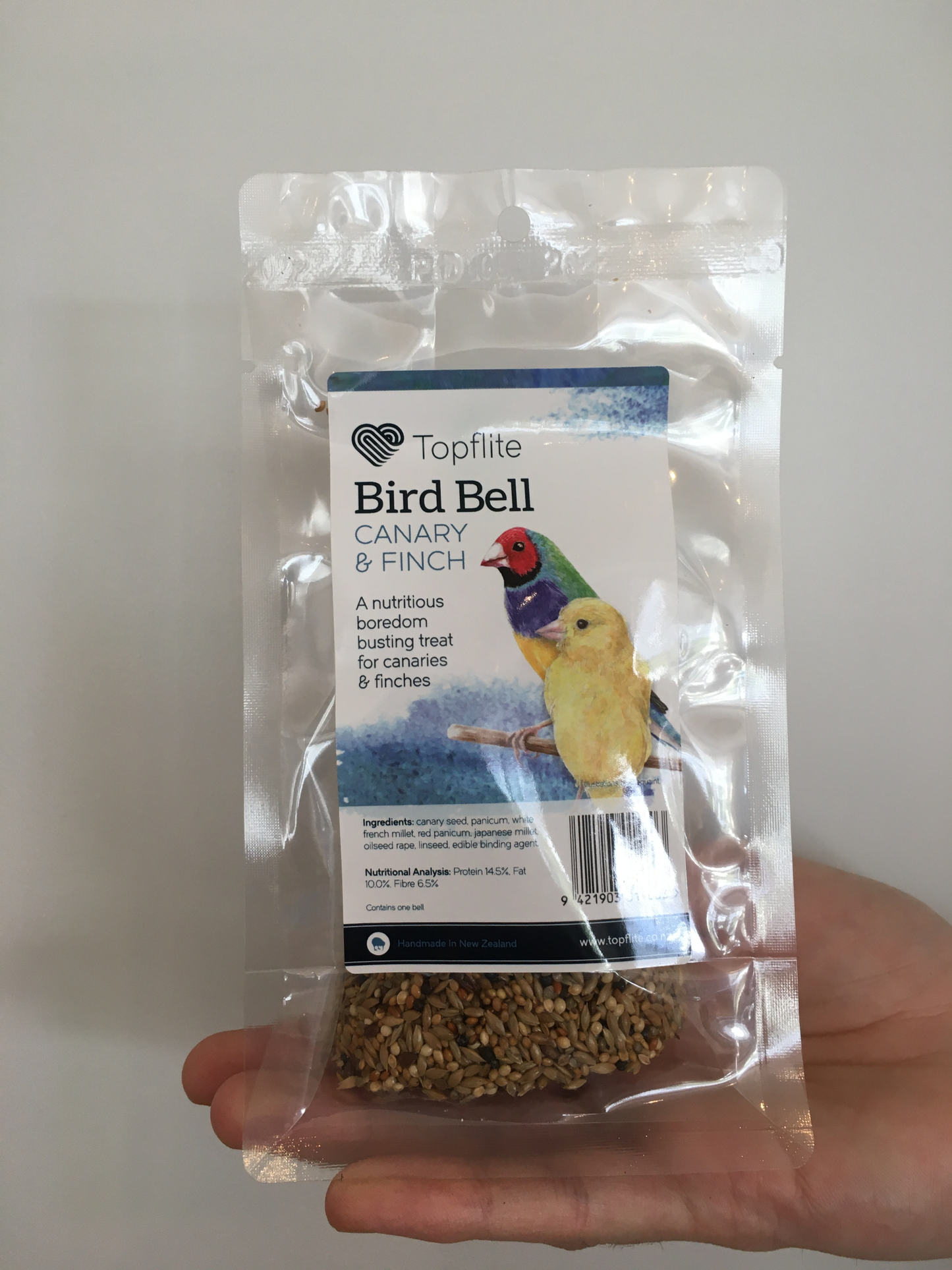Bird Seed Bell - Canary & Finch