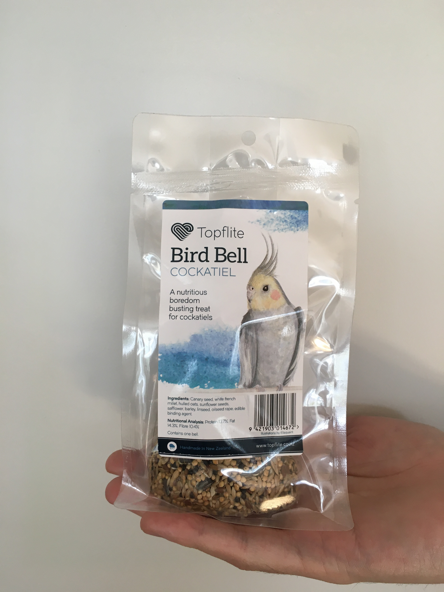 Bird Seed Bell Cockatiel Parrot Treats
