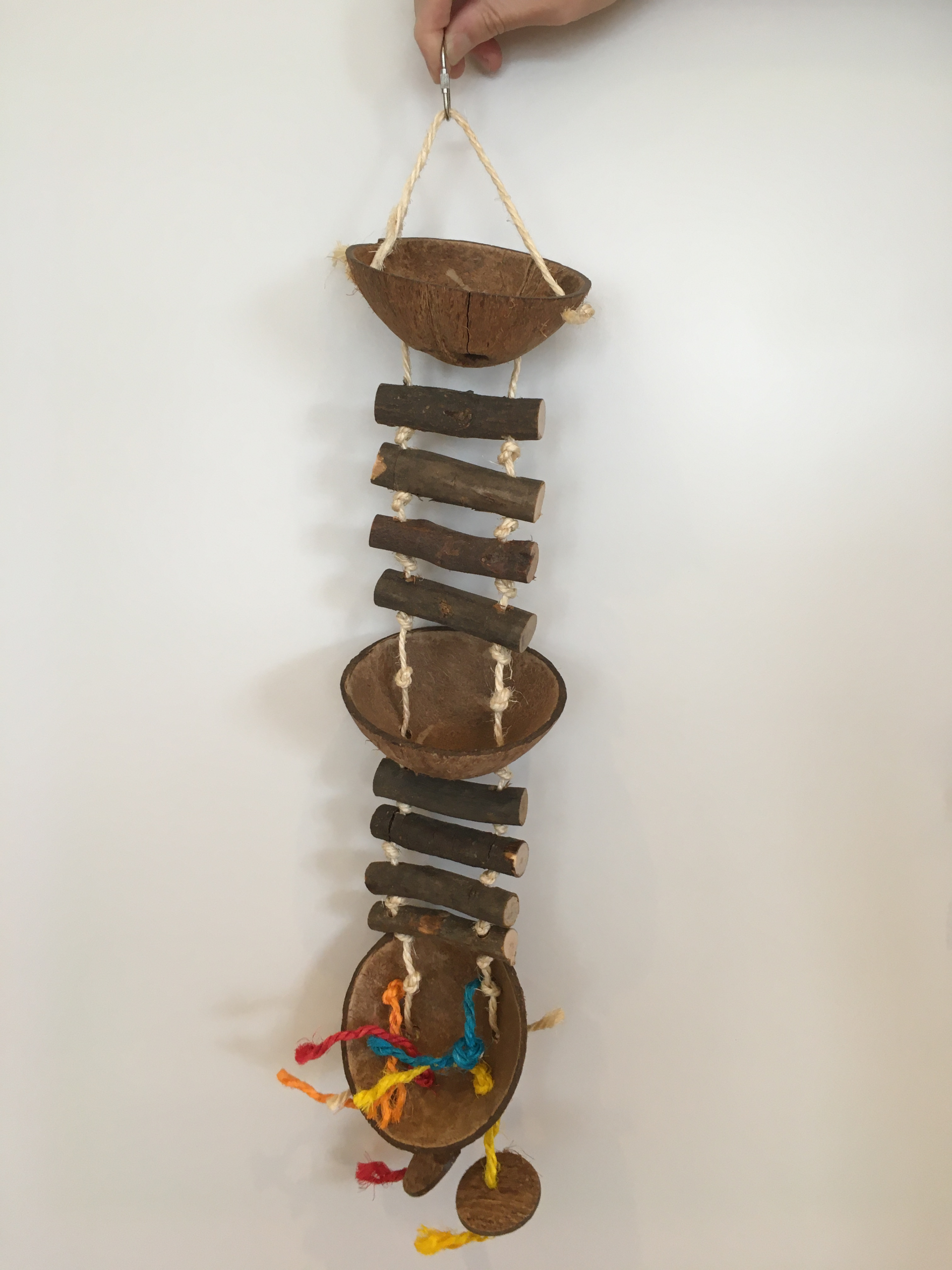 Coconut Feeder with Ladder