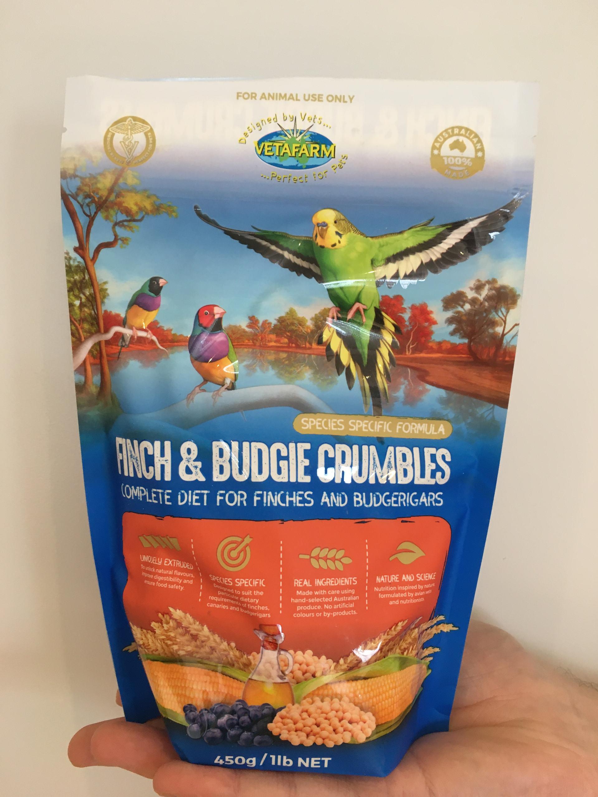 Vetafarm Finch & Budgie Crumbles