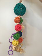 Wicker Ball Garland
